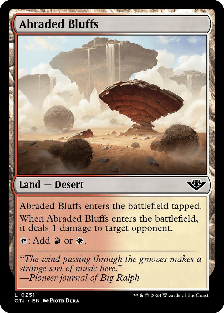 Abraded Bluffs [Outlaws of Thunder Junction] 251