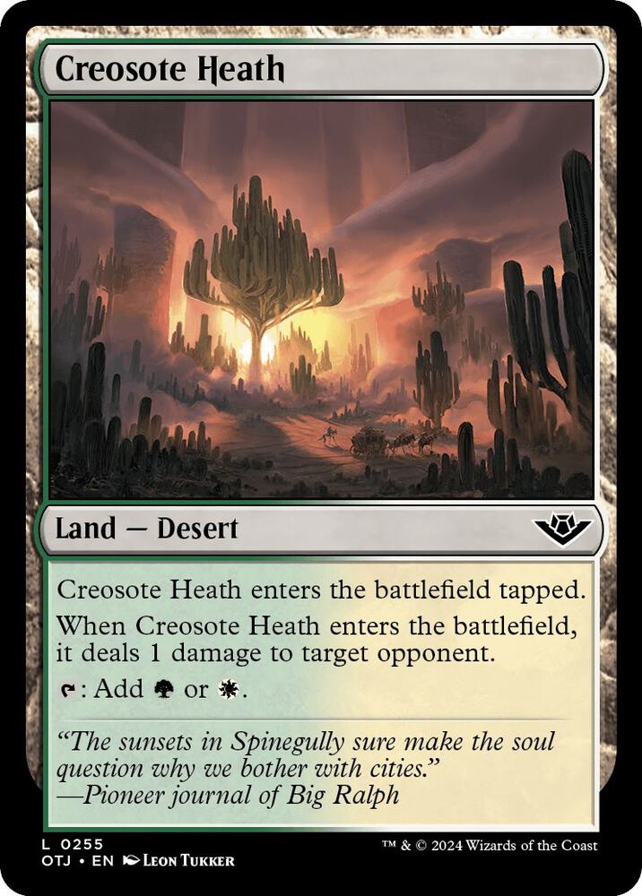 Creosote Heath [Outlaws of Thunder Junction] 255