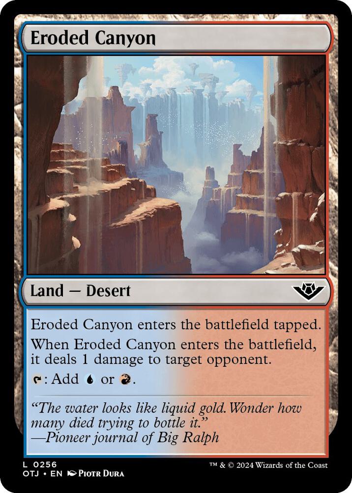 Eroded Canyon [Outlaws of Thunder Junction] 256