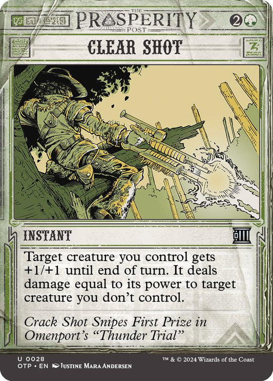 Clear Shot [Outlaws of Thunder Junction: Breaking News] 28