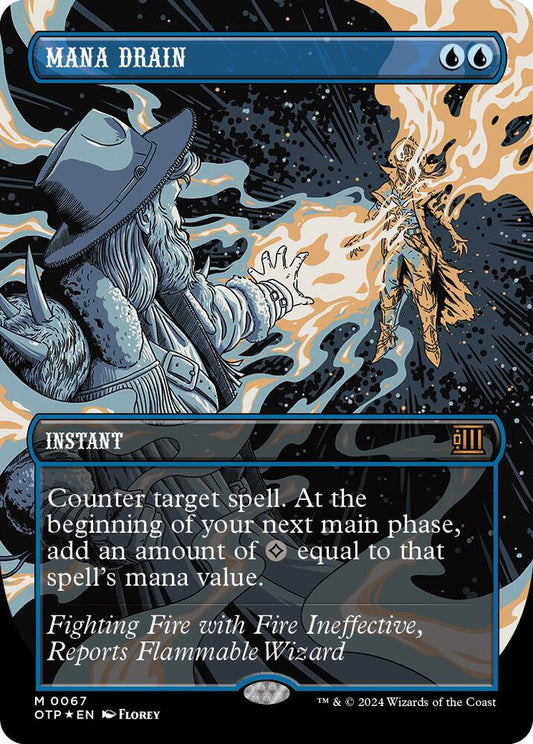 Mana Drain (Textured Foil) [Outlaws of Thunder Junction: Breaking News] 67