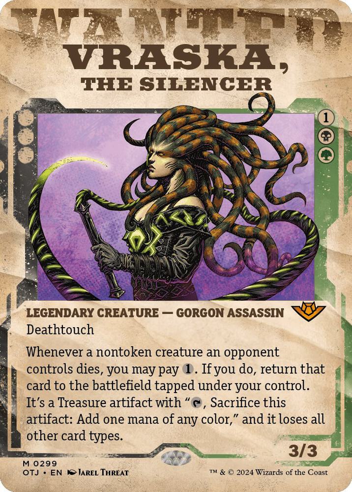 Vraska, the Silencer (Showcase) [Outlaws of Thunder Junction] 299