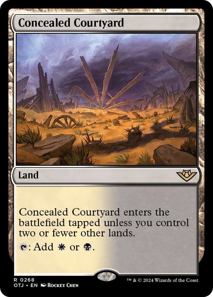 Concealed Courtyard [Outlaws of Thunder Junction] 268