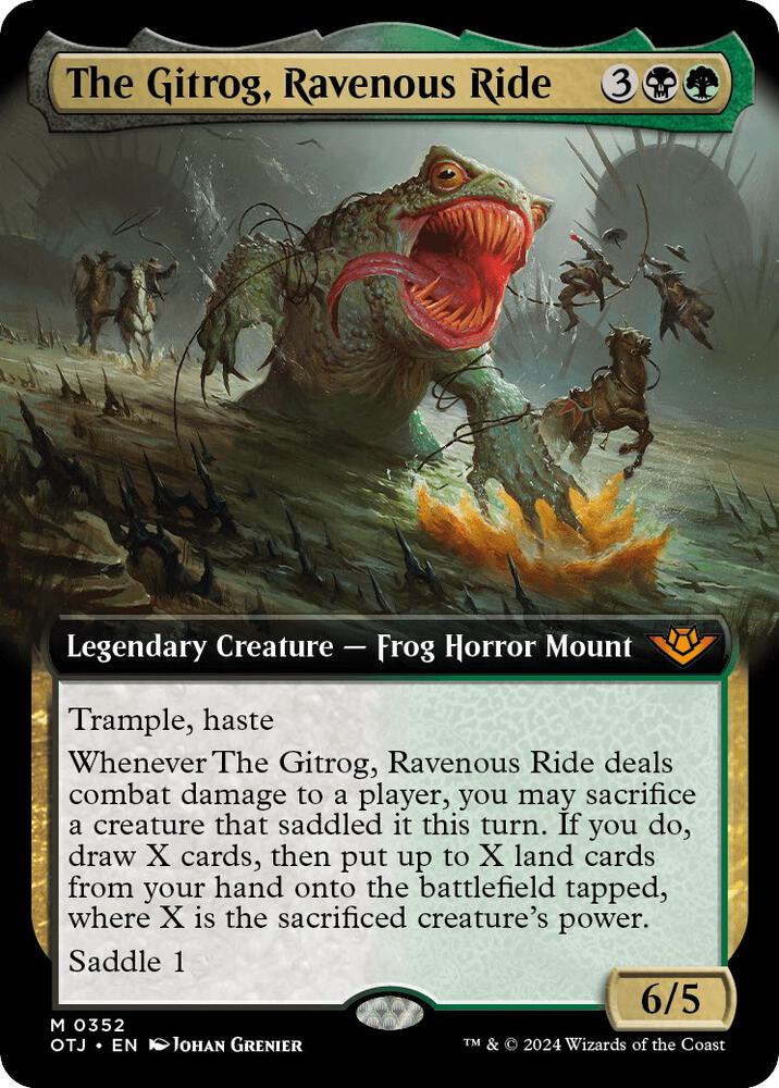 The Gitrog, Ravenous Ride (Extended Art) [Outlaws of Thunder Junction] 352
