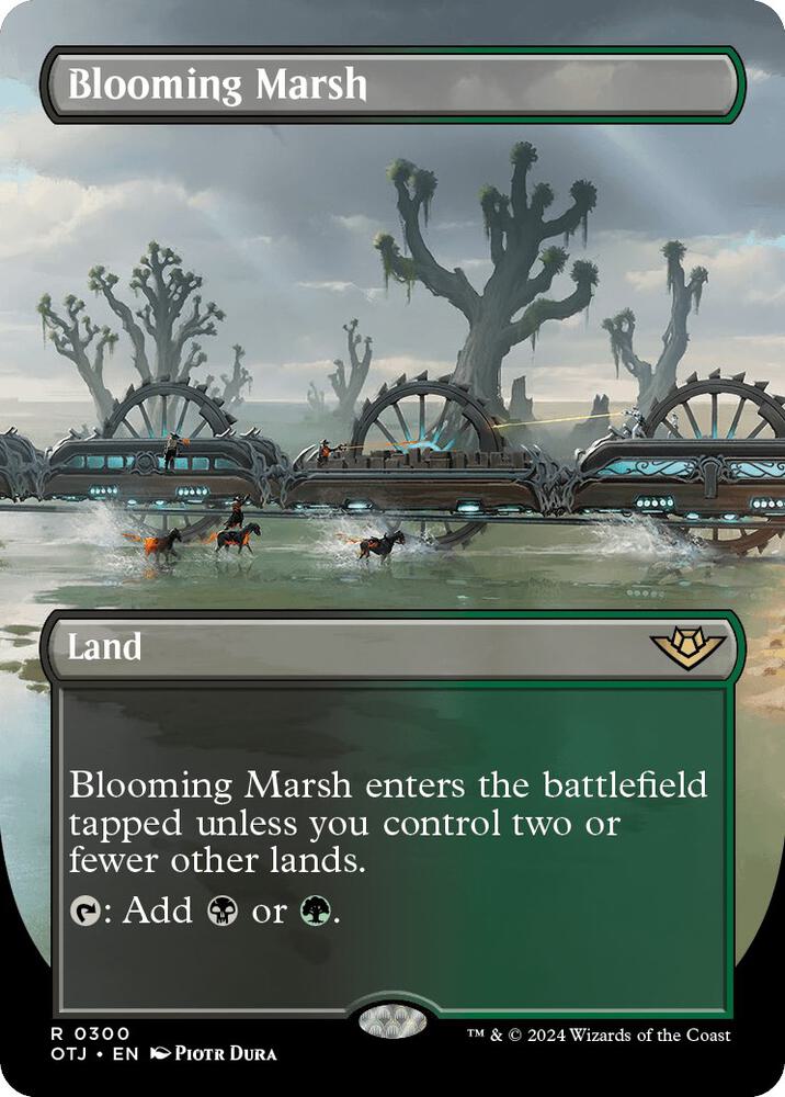 Blooming Marsh (Borderless) [Outlaws of Thunder Junction] 300