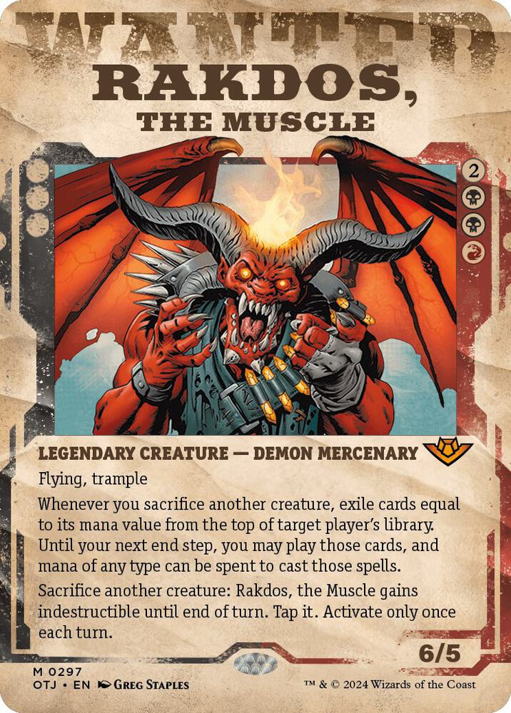 Rakdos, the Muscle (Showcase) [Outlaws of Thunder Junction] 297