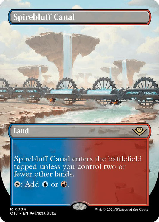 Spirebluff Canal (Borderless) [Outlaws of Thunder Junction] 304