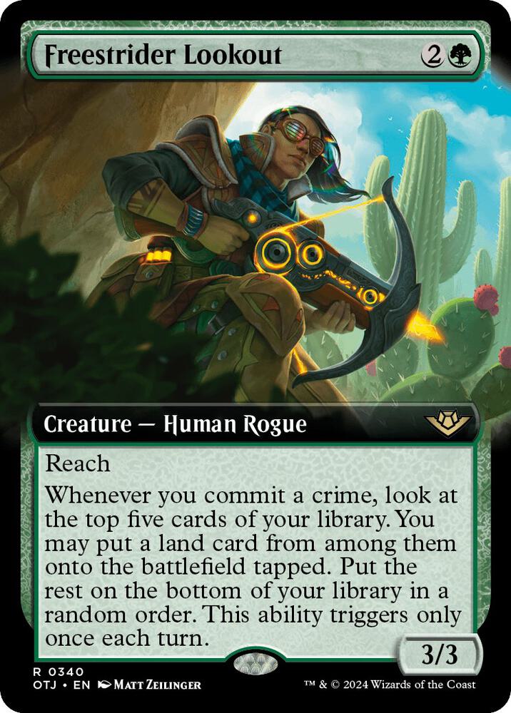 Freestrider Lookout (Extended Art) [Outlaws of Thunder Junction] 340