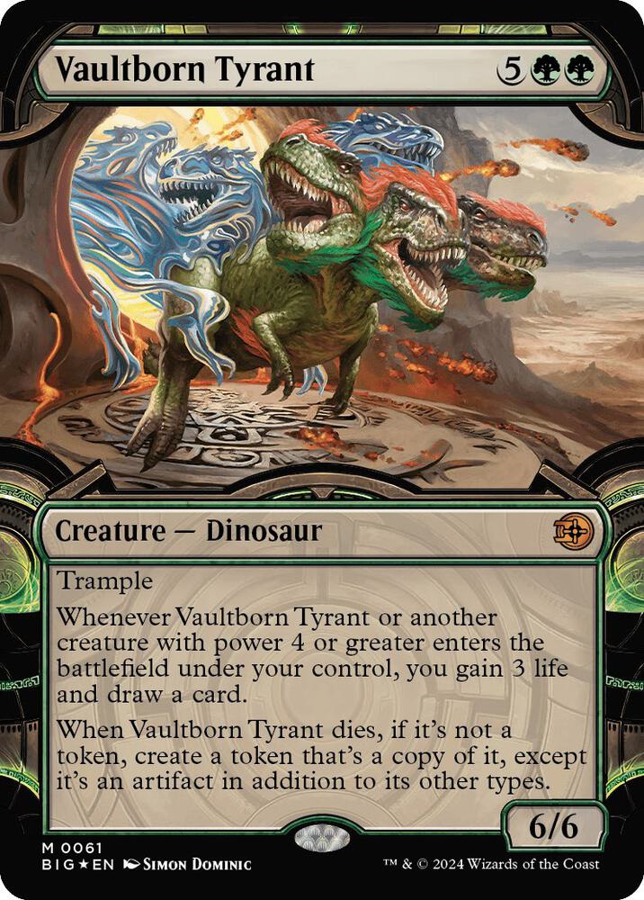 Vaultborn Tyrant (Showcase) (Raised Foil) [Outlaws of Thunder Junction: The Big Score] 61