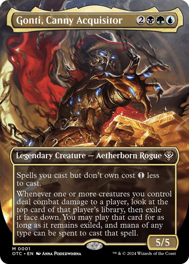 Gonti, Canny Acquisitor (Borderless) [Commander: Outlaws of Thunder Junction] 1