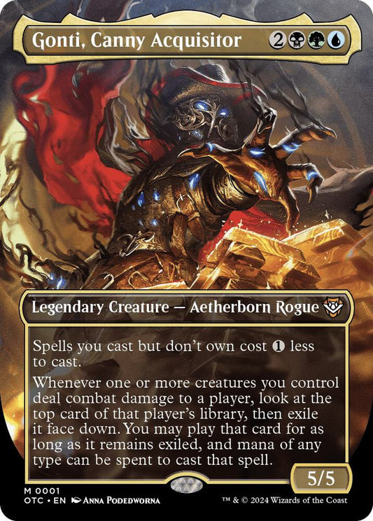 Gonti, Canny Acquisitor (Borderless) [Commander: Outlaws of Thunder Junction] 1