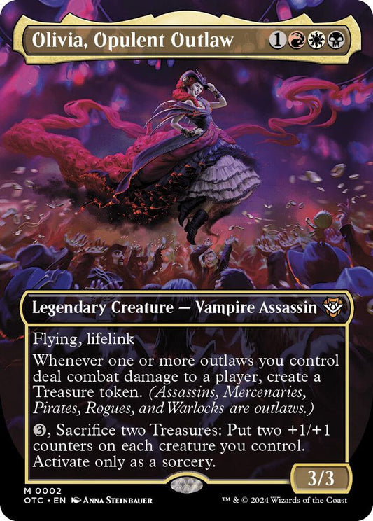 Olivia, Opulent Outlaw (Borderless) [Commander: Outlaws of Thunder Junction] 2