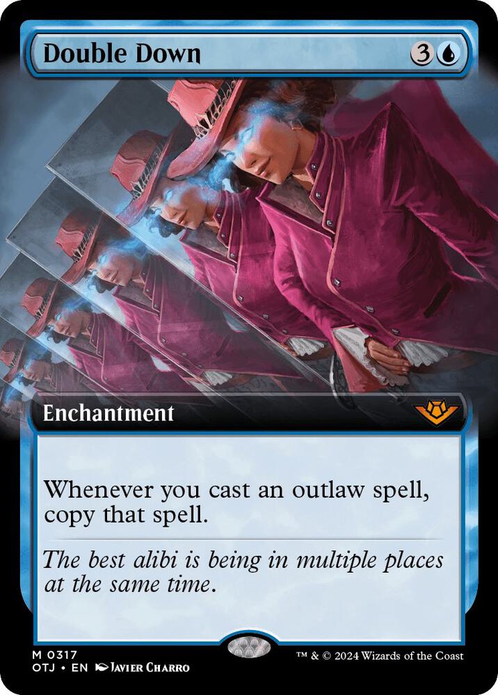 Double Down (Extended Art) [Outlaws of Thunder Junction] 317
