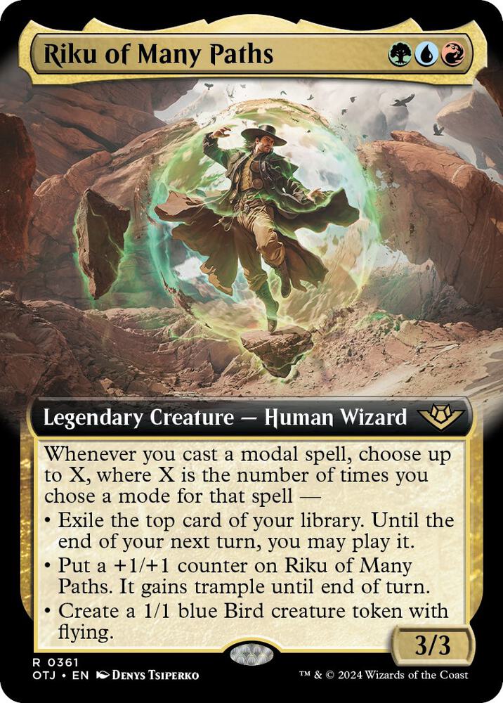 Riku of Many Paths (Extended Art) [Outlaws of Thunder Junction] 361