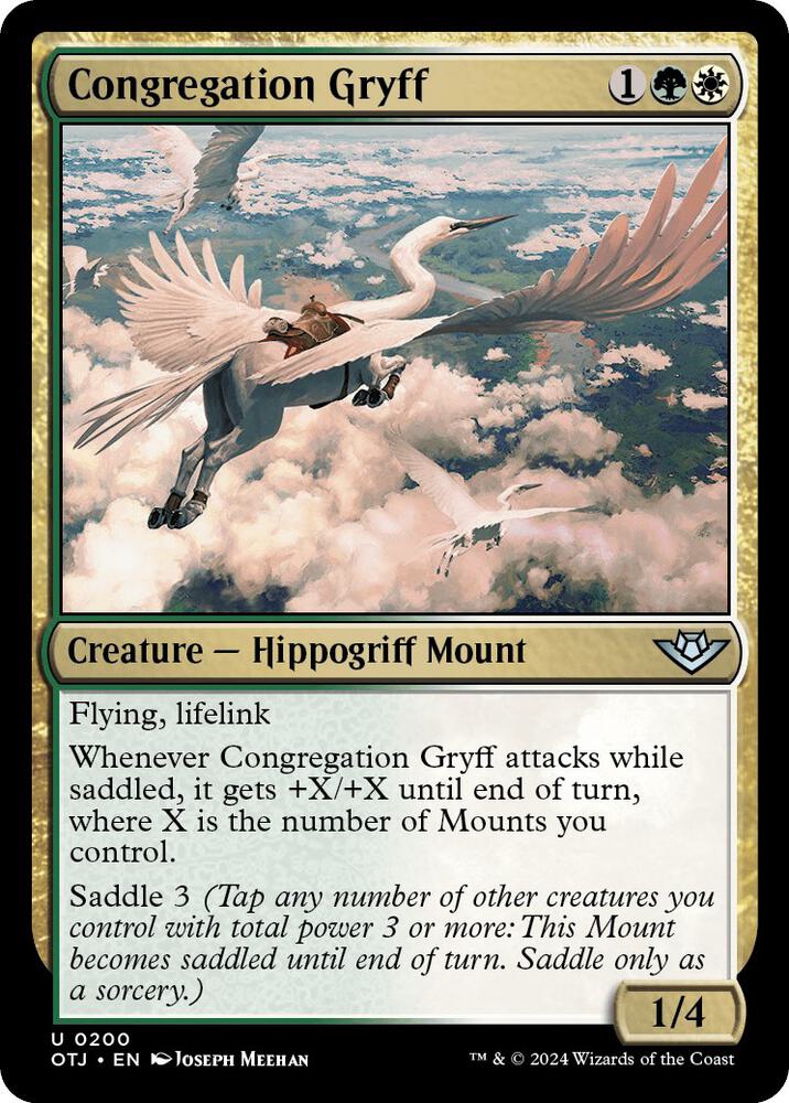 Congregation Gryff [Outlaws of Thunder Junction] 200