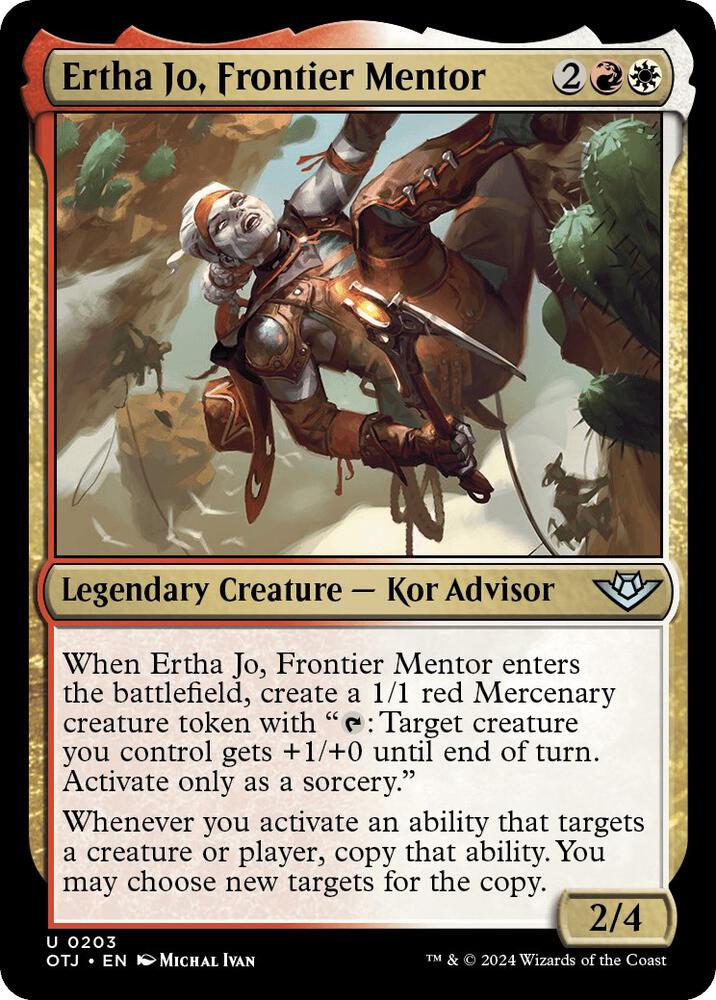 Ertha Jo, Frontier Mentor [Outlaws of Thunder Junction] 203