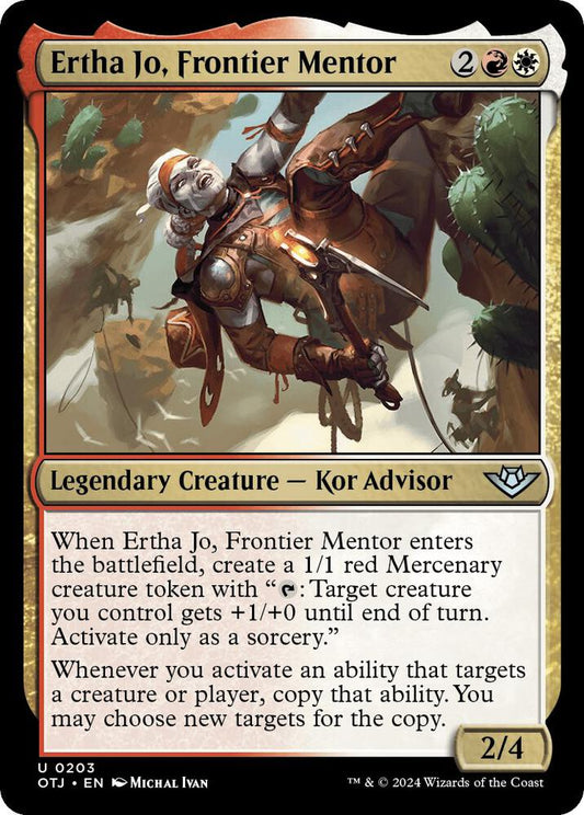 Ertha Jo, Frontier Mentor [Outlaws of Thunder Junction] 203
