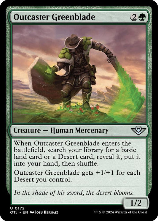 Outcaster Greenblade [Outlaws of Thunder Junction] 172
