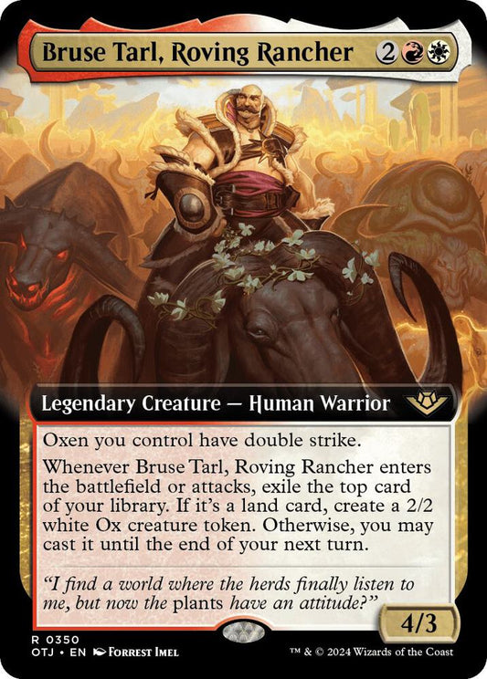 Bruse Tarl, Roving Rancher (Extended Art) [Outlaws of Thunder Junction] 350