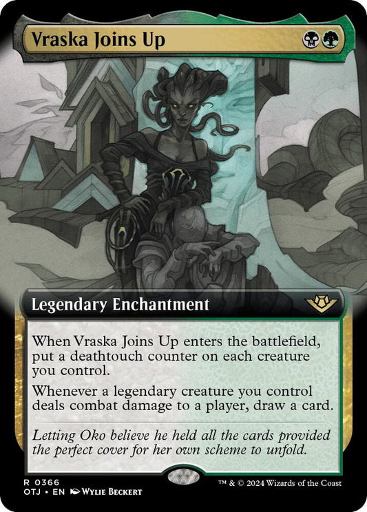 Vraska Joins Up (Extended Art) [Outlaws of Thunder Junction] 366