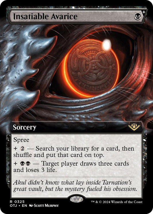 Insatiable Avarice (Extended Art) [Outlaws of Thunder Junction] 325