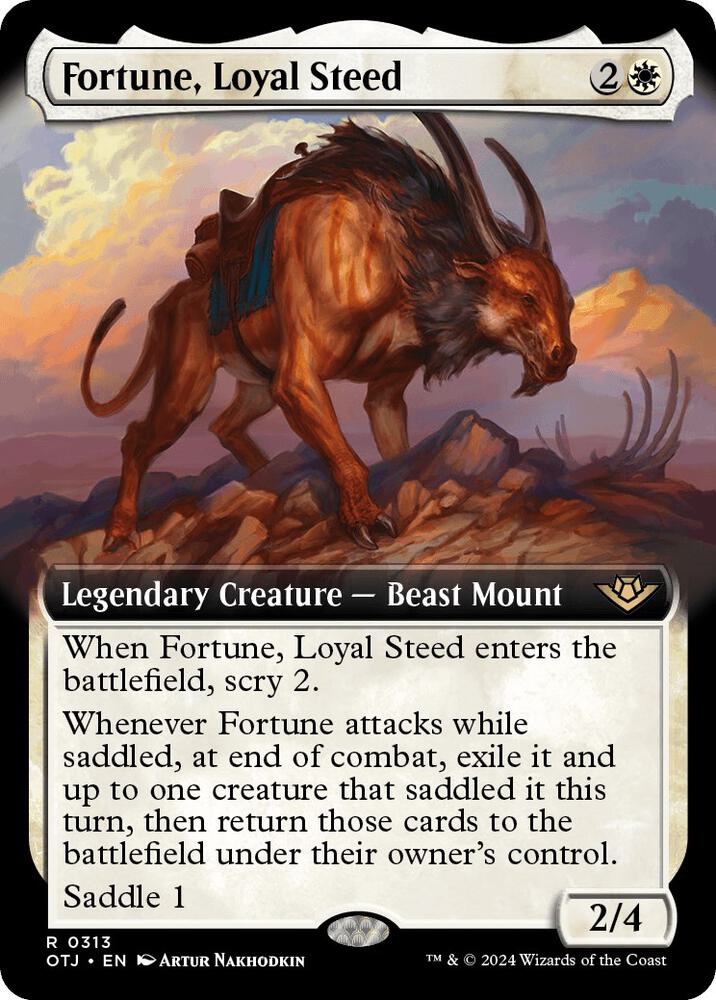 Fortune, Loyal Steed (Extended Art) [Outlaws of Thunder Junction] 313