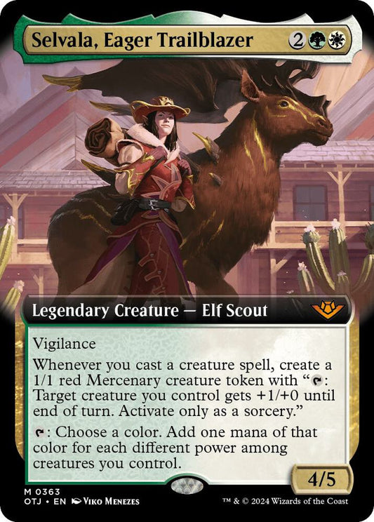 Selvala, Eager Trailblazer (Extended Art) [Outlaws of Thunder Junction] 363