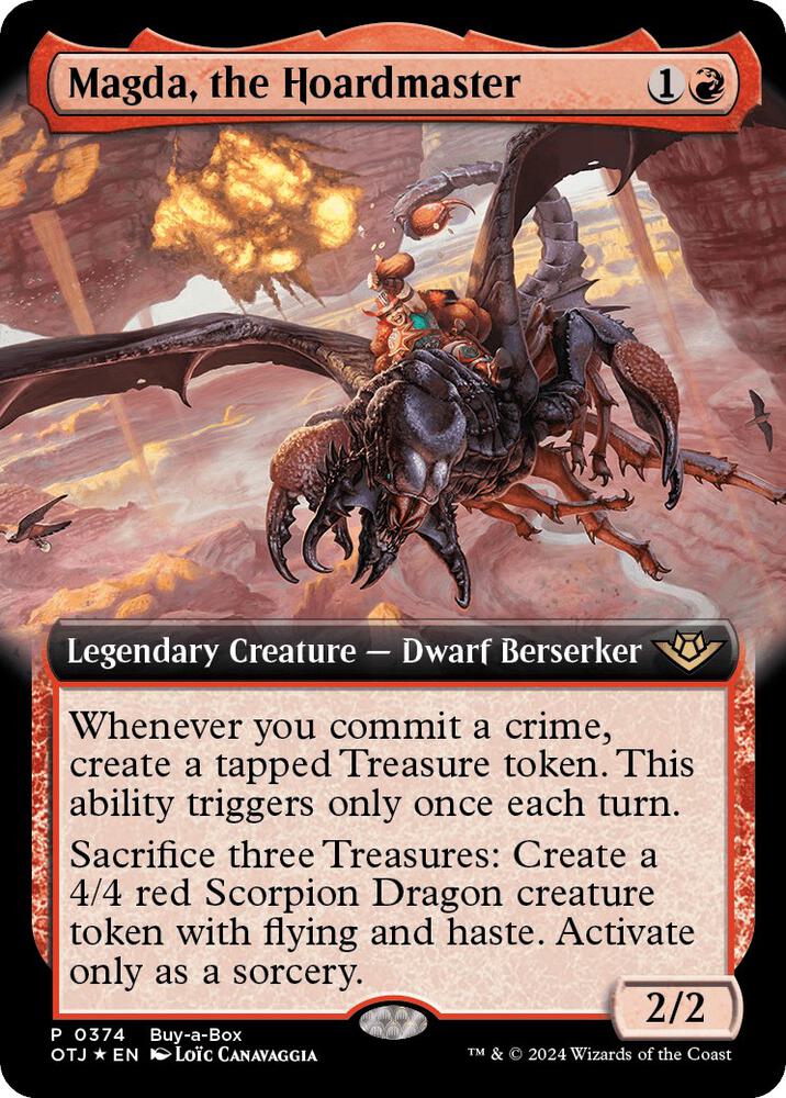 Magda, the Hoardmaster (Extended Art) [Buy-A-Box Promos] 374