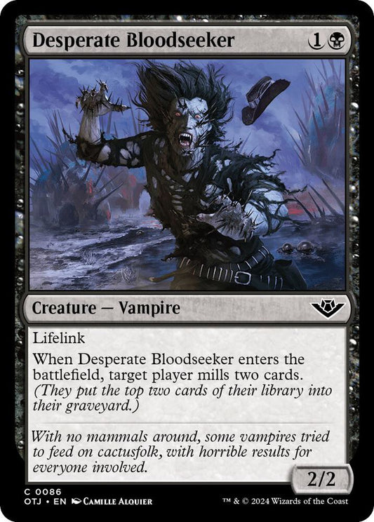 Desperate Bloodseeker [Outlaws of Thunder Junction] 86