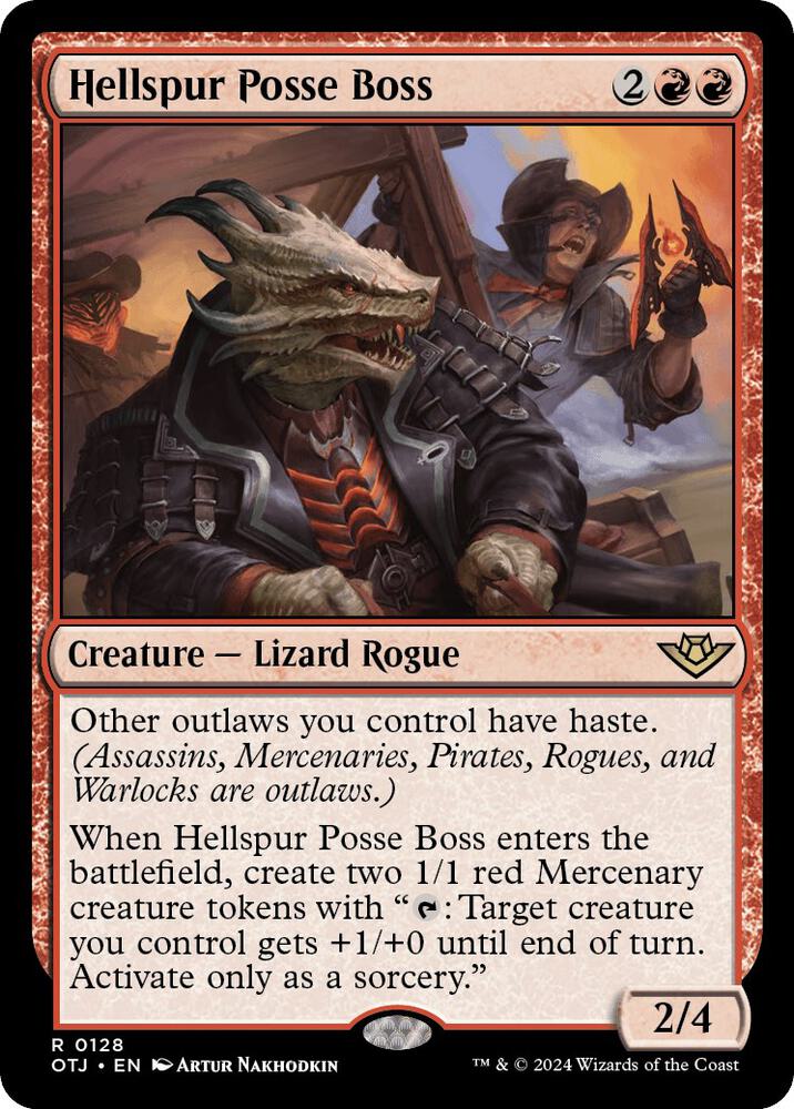 Hellspur Posse Boss [Outlaws of Thunder Junction] 128