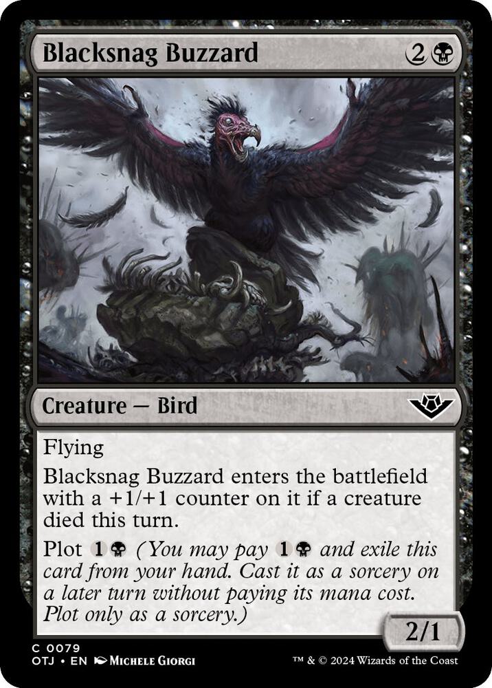 Blacksnag Buzzard [Outlaws of Thunder Junction] 79