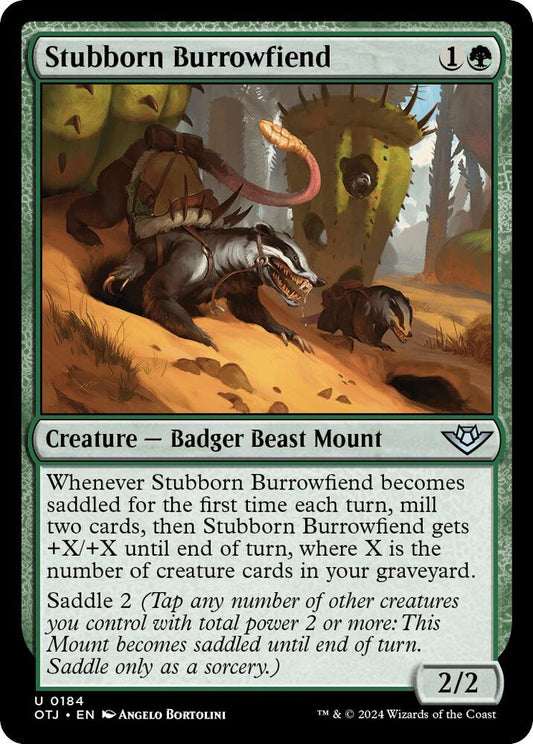 Stubborn Burrowfiend [Outlaws of Thunder Junction] 184