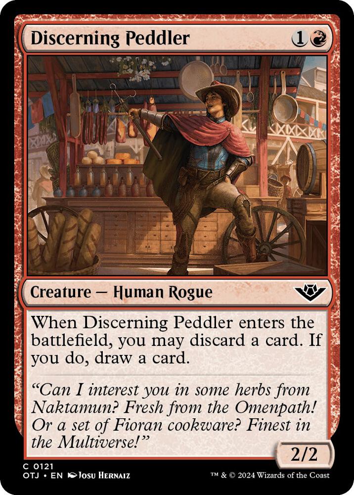 Discerning Peddler [Outlaws of Thunder Junction] 121