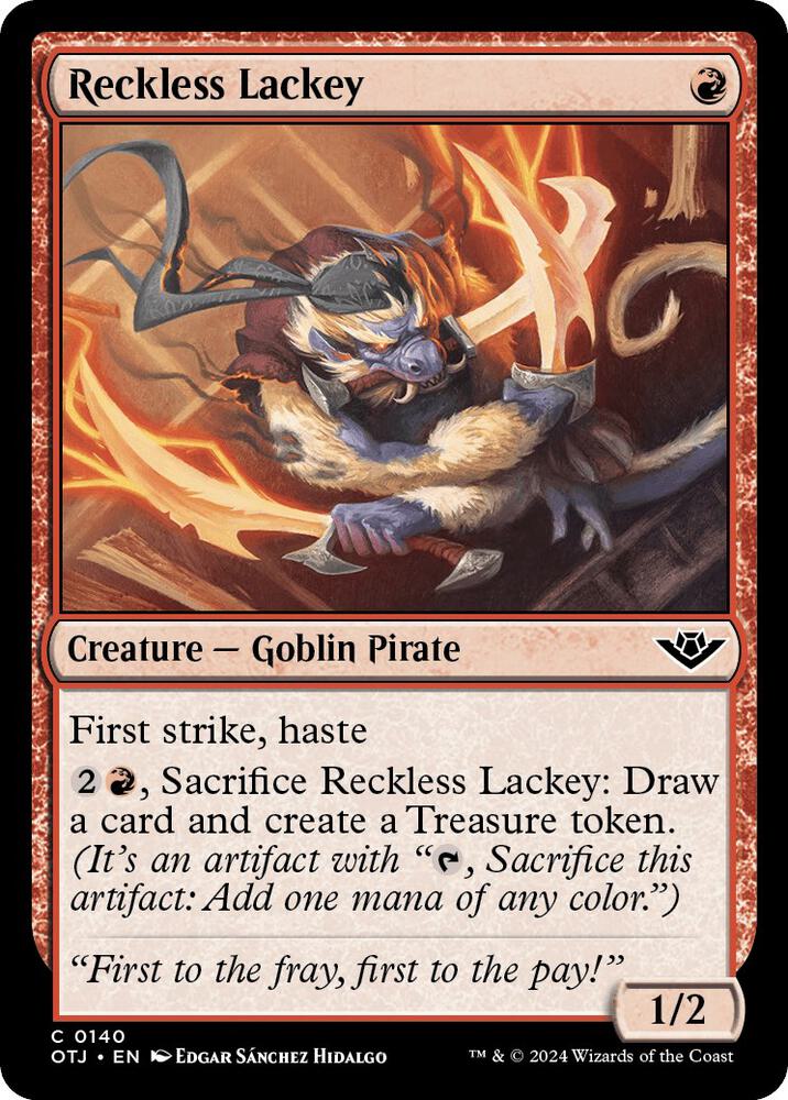 Reckless Lackey [Outlaws of Thunder Junction] 140