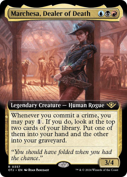 Marchesa, Dealer of Death (Extended Art) [Outlaws of Thunder Junction] 357