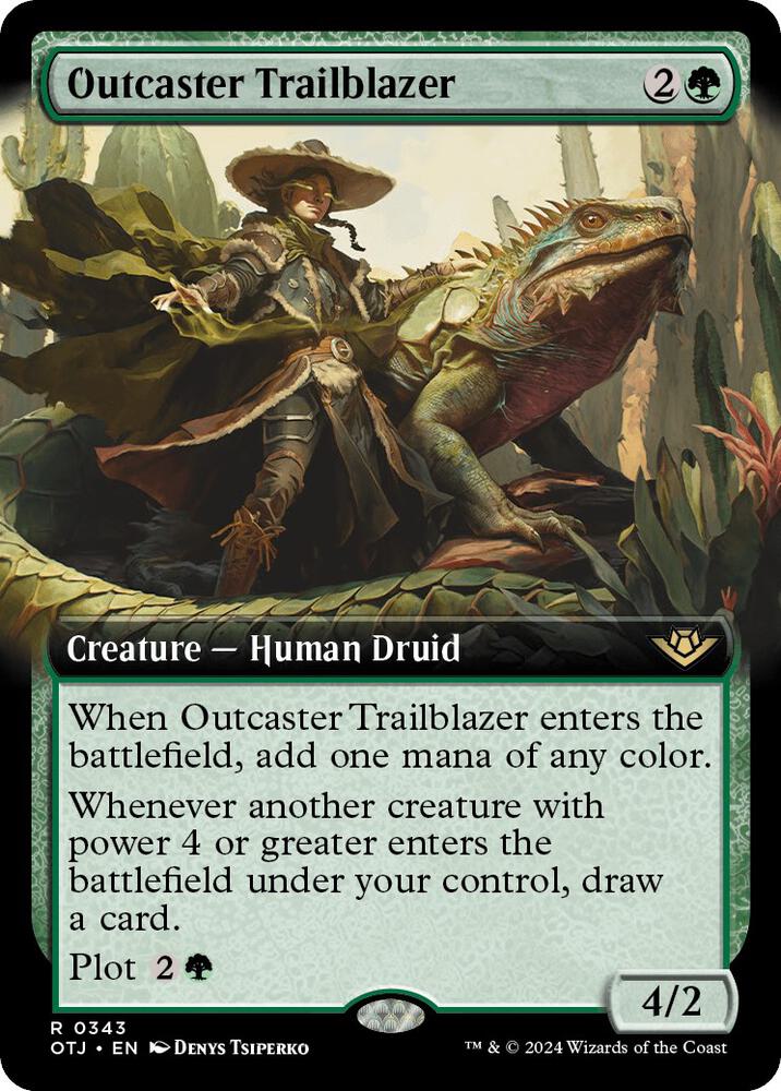 Outcaster Trailblazer (Extended Art) [Outlaws of Thunder Junction] 343