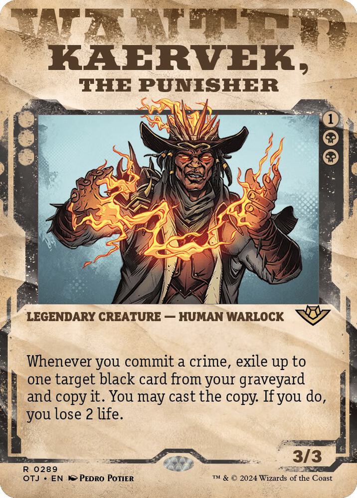 Kaervek, the Punisher (Showcase) [Outlaws of Thunder Junction] 289