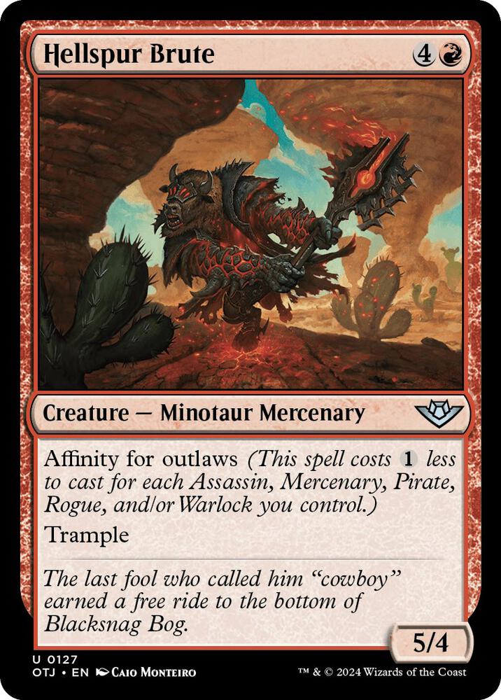 Hellspur Brute [Outlaws of Thunder Junction] 127