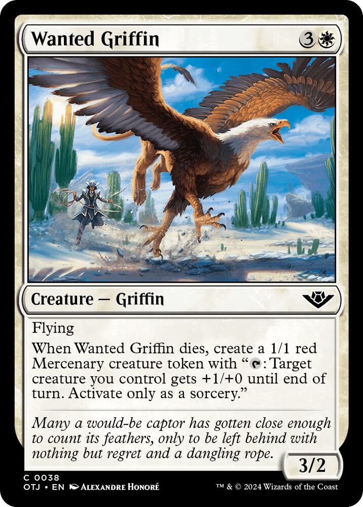 Wanted Griffin [Outlaws of Thunder Junction] 38