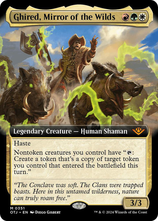 Ghired, Mirror of the Wilds (Extended Art) [Outlaws of Thunder Junction] 351