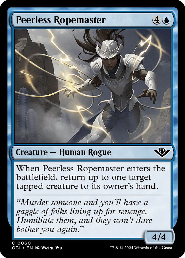 Peerless Ropemaster [Outlaws of Thunder Junction] 60