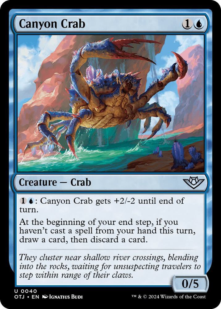 Canyon Crab [Outlaws of Thunder Junction] 40