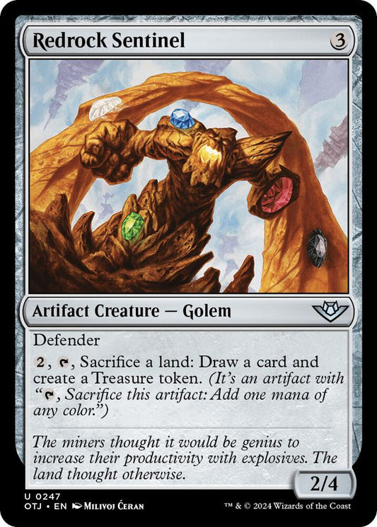 Redrock Sentinel [Outlaws of Thunder Junction] 247