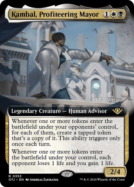 Kambal, Profiteering Mayor (Extended Art) [Outlaws of Thunder Junction] 353
