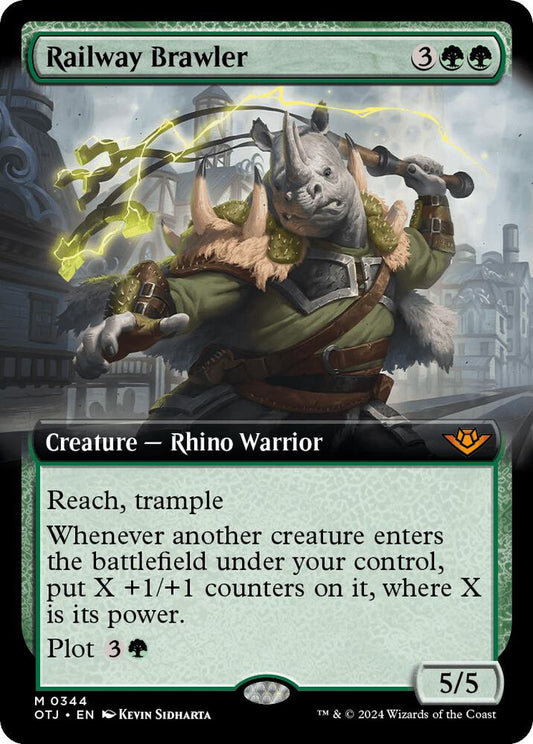 Railway Brawler (Extended Art) [Outlaws of Thunder Junction] 344