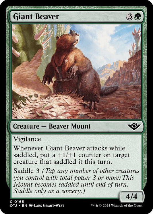 Giant Beaver [Outlaws of Thunder Junction] 165