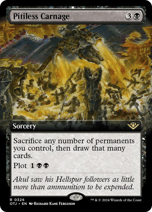 Pitiless Carnage (Extended Art) [Outlaws of Thunder Junction] 326