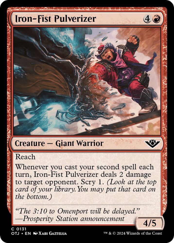 Iron-Fist Pulverizer [Outlaws of Thunder Junction] 131