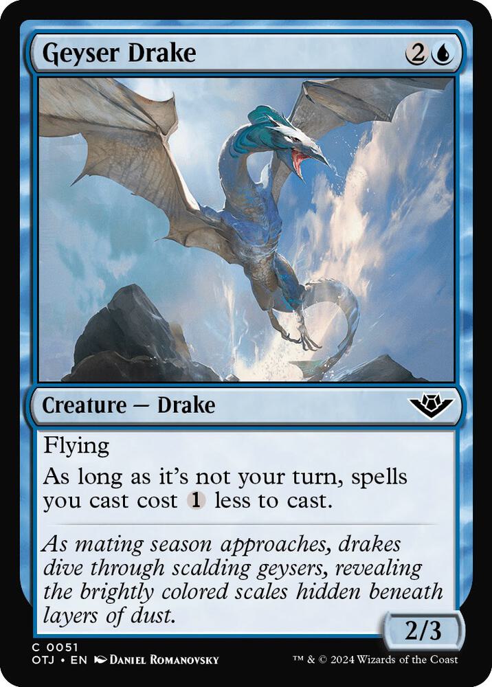 Geyser Drake [Outlaws of Thunder Junction] 51