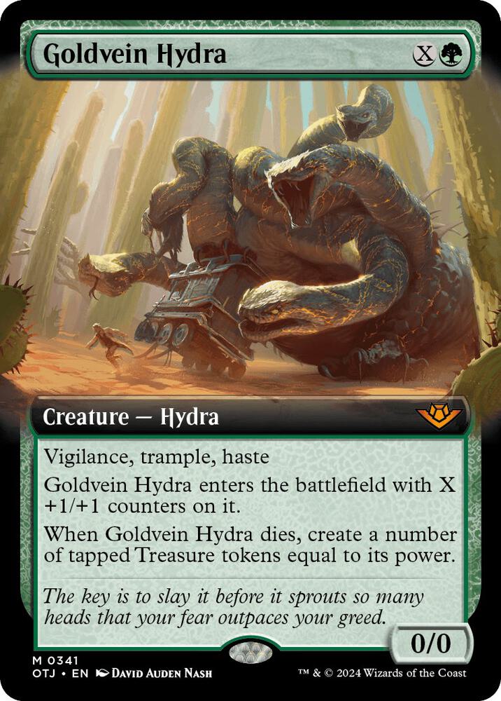 Goldvein Hydra (Extended Art) [Outlaws of Thunder Junction] 341
